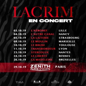 LACRIM – tournée annulée