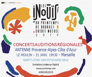 Audition Région Live Inouis 2019